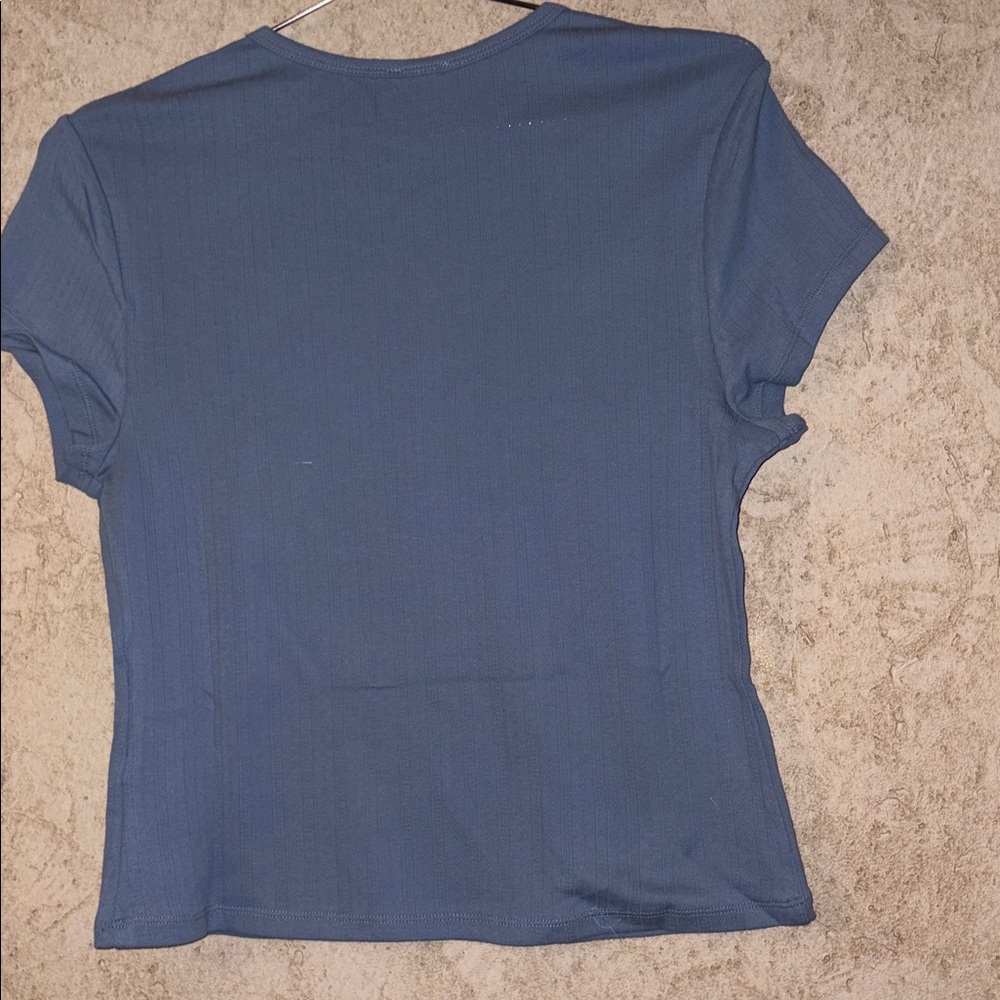 Free People Wait A Minute Baby Tee - Picture 4 of 7